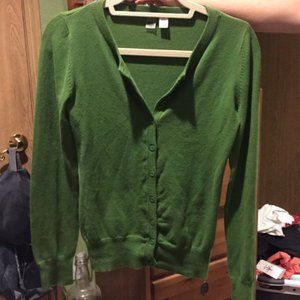 Green Cardigan